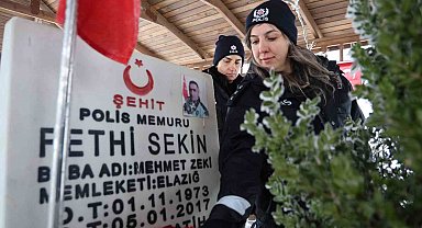 Şehit Fethi Sekin kabri başında anıldı