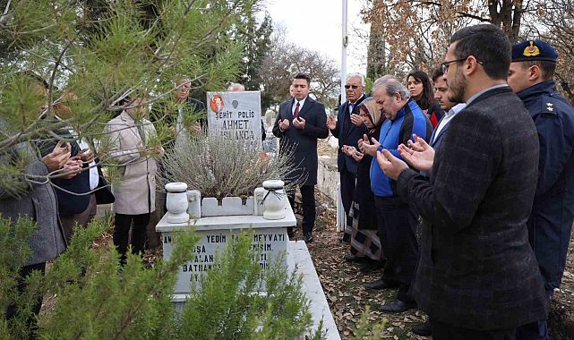 Şehit Polis Işlakça şehadetinin yıl dönümünde anıldı