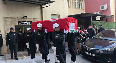 Şehit polis memuru Aydın'dan memleketine uğurlandı