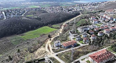 Serdivan ve Beşköprü birbirine bağlanıyor: Makineler sahaya indi