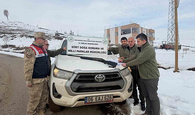 Siirt'te kaçak avlanan şahsa 19 bin lira ceza