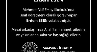 Sınıf öğretmeni kalp krizi sonucu hayatını kaybetti