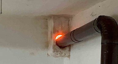 Sinop'ta baca yangını