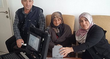 Sinop'ta evde kimlik kartı başvurusu hizmeti sürüyor