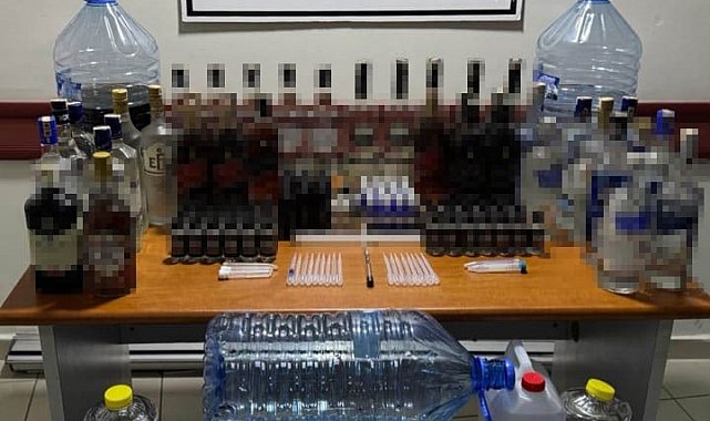 Sinop'ta litrelerce kaçak ürün ele geçirildi