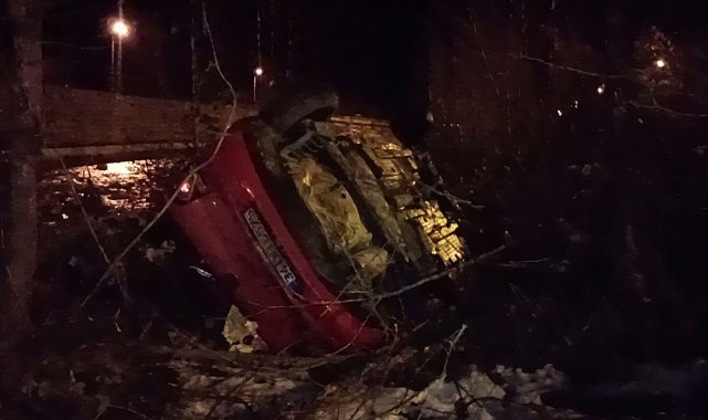 Sinop'ta takla atan otomobilin sürücüsü hayatını kaybetti