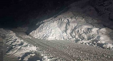 Şırnak yoluna çığ düştü, karayolu 2 saat ulaşıma kapandı