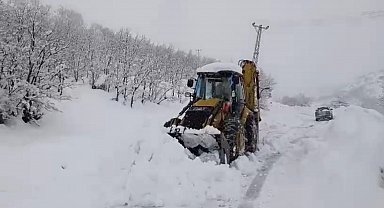 Şırnak'ta kar nedeniyle kapanan yollar açıldı