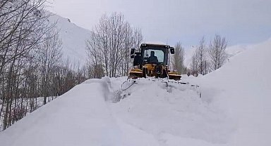 Şırnak'ta karla mücadele çalışmaları sürüyor