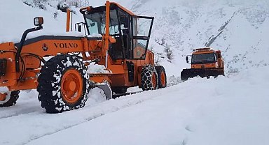 Şırnak'ta karlı yollar ulaşıma açılıyor