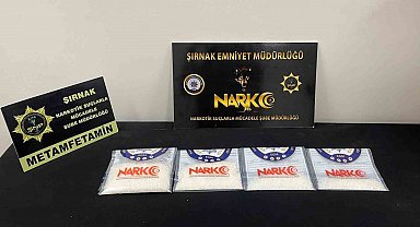 Şırnak'ta narkotik operasyonu: Yarım kilo metamfetamin ele geçirildi