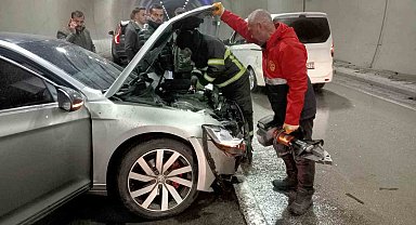 Şırnak'ta tünelde can pazarı: Zincirleme kazada 1 ölü, 8 yaralı