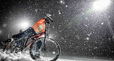 Snowbike Türkiye Şampiyonası'nda Akhisar rüzgarı