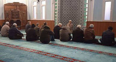 Söke'de Hacı Ahmet Özbaş Camii'nde sabah namazı buluşması