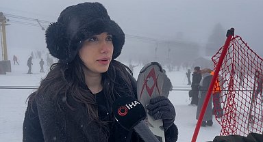 Sömestr tatilinde Uludağ'a büyük ilgi, pistler hınca hınç doldu