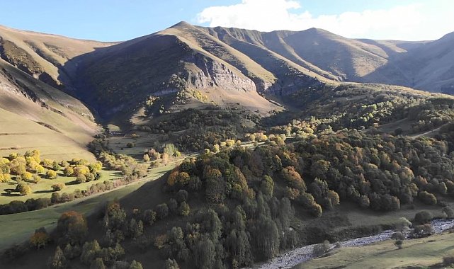 Sonbahardaki güzelliğini yaşanan çığ örttü