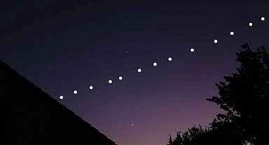 Starlink uyduları Hakkari'de görüntülendi