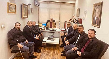 STSO Başkan Vekili Çalapkulu, TÜGVA Siirt İl Başkanı Tetik ile bir araya geldi