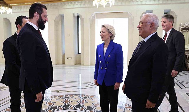 Suriye Devlet Başkanı eş-Şara ile AB liderinden ilk görüşme