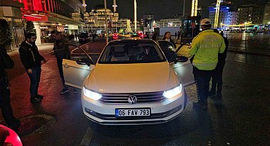 Taksim'de helikopter destekli 'Huzur İstanbul' uygulaması