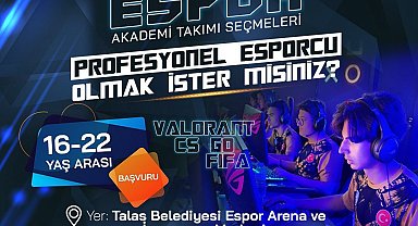 Talas'ta e-sporun yıldızları seçiliyor