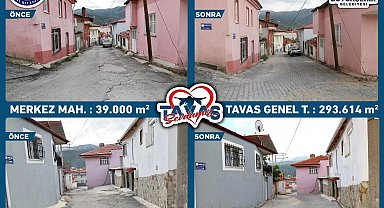 Tavas'ta 2024-2025 yıllarında üst yapıya büyük yatırım yapıldı