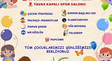 Tavaslı çocuklar yarıyıl şenliğinde eğlenecek
