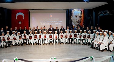 Tavşanlı'da 19 hafız belgelerini aldı