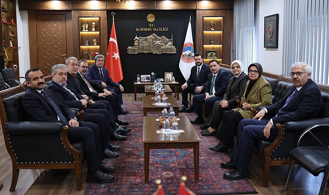 TBMM Engelli Bireylerin Sorunlarını Araştırma Komisyonu'ndan Vali Çiçek'e ziyaret