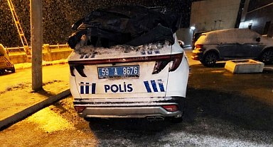 Tekirdağ'da baltalı saldırgan 3 araca zarar verdi