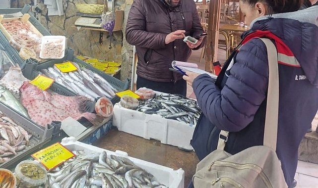 Tekirdağ'da perakende balık satış yerlerine denetim