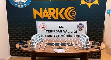 Tekirdağ'da zehir tacirlerine darbe