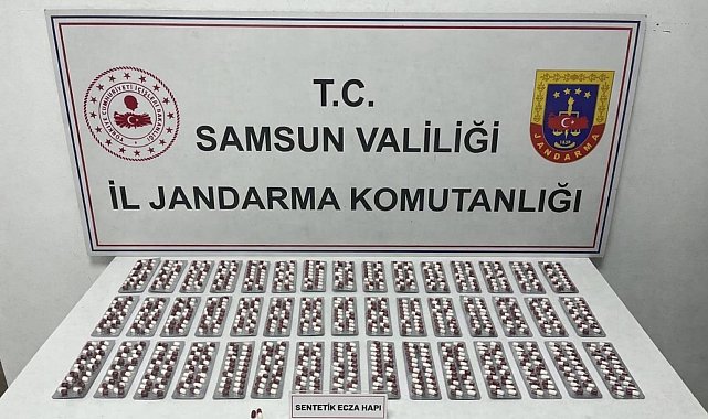 Tekkeköy'de jandarmadan uyuşturucu operasyonu: 1 tutuklama