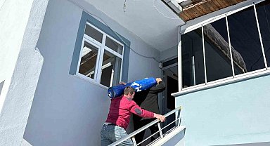 Terme Belediyesi, 35 kilometre uzaklıktaki hastaya nefes oldu