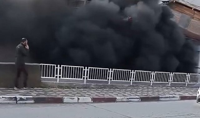 Tokat'ta evden yükselen yoğun duman mahalleliyi ayağa kaldırdı