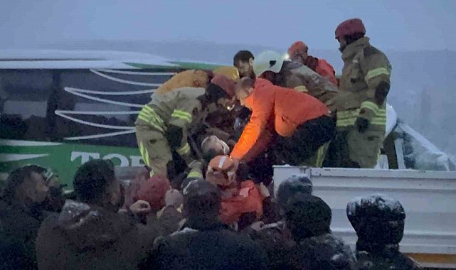 Tokat'ta otobüs ile tır kazasında 1 kişi hayatını kaybetti