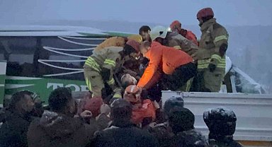 Tokat'ta otobüs ile tır kazasında 1 kişi hayatını kaybetti