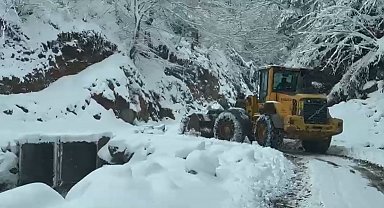 Trabzon'da 24 mahalle yolu kar nedeniyle ulaşıma kapandı