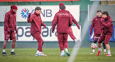 Trabzonspor, Kasımpaşa maçı hazırlıklarına ara vermeden başladı