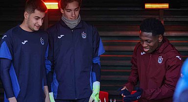 Trabzonspor yeni yılın ilk antrenmanını yaptı