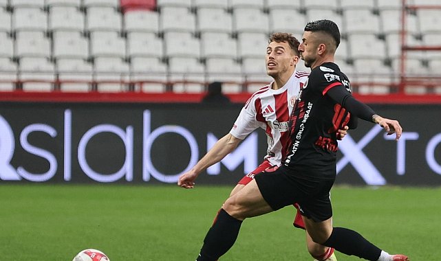 Trendyol Süper Lig: Antalyaspor: 1 - Gençlerbirliği: 1