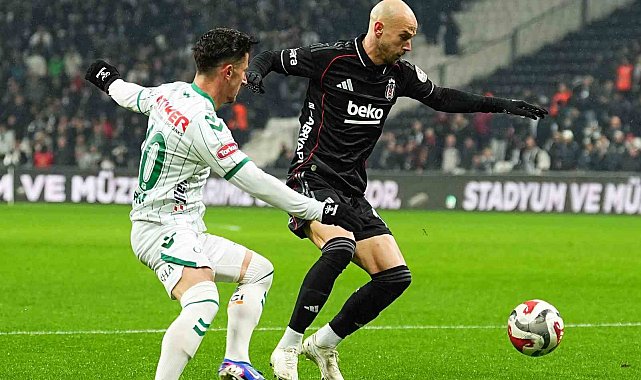 Trendyol Süper Lig: Beşiktaş: 1 - Konyaspor: 1