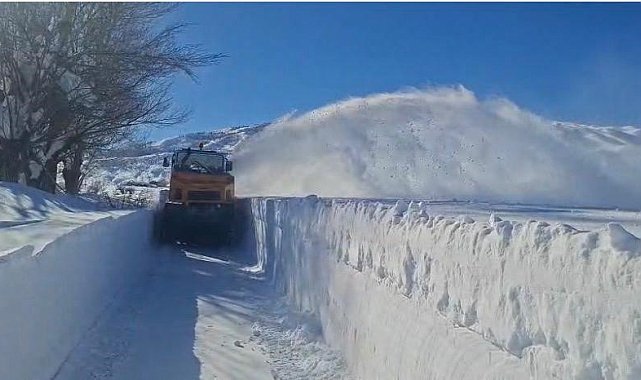 Tunceli'de 113 köy yolu ulaşıma kapalı