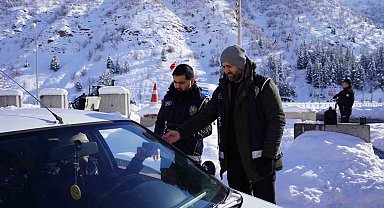 Tunceli'de düzensiz göçle mücadelede huzur uygulaması yapıldı