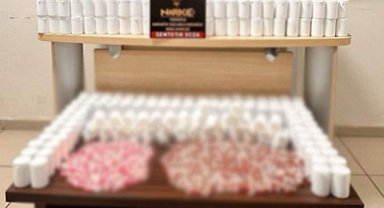 Turgutlu'da 56 bin 336 sentetik hap ele geçirildi