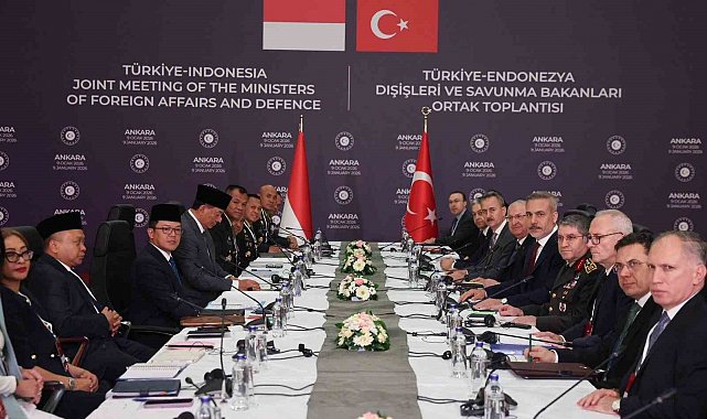 Türkiye-Endonezya Dışişleri ve Savunma Bakanları Ortak Toplantısı Ankara'da başladı