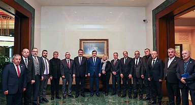 TÜRKYED Başkanı Çelik, Cumhurbaşkanı Yardımcısı Yılmaz'a, küçükbaş hayvan yetiştiricilerinin sorunlarını anlattı