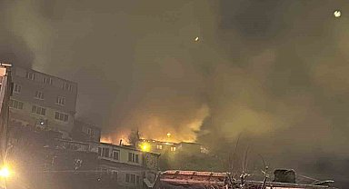 Uludağ eteklerindeki ev küle döndü