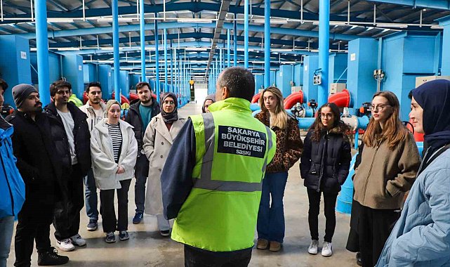 Üniversiteli hekim adayları su ve atıksu yönetimini yerinde gördü
