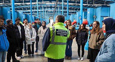 Üniversiteli hekim adayları su ve atıksu yönetimini yerinde gördü